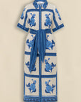 ZOE KRATZMANN | ROAM DRESS - AZURE COLLAGE