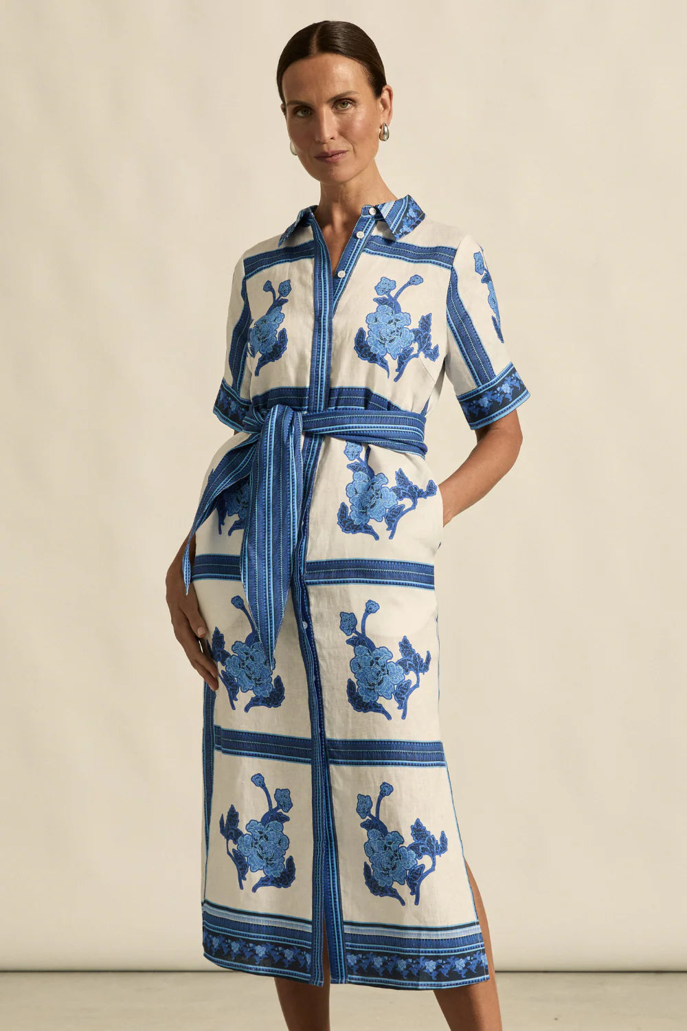 ZOE KRATZMANN | ROAM DRESS - AZURE COLLAGE