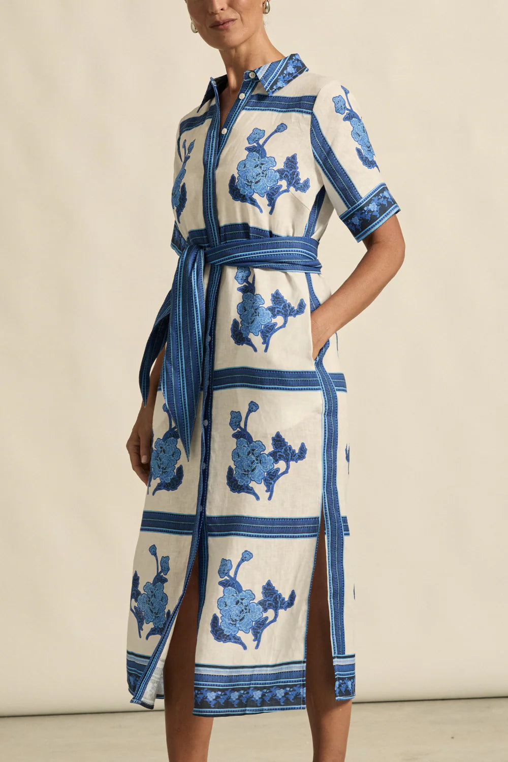 ZOE KRATZMANN | ROAM DRESS - AZURE COLLAGE