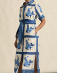 ZOE KRATZMANN | ROAM DRESS - AZURE COLLAGE