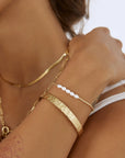 ARMS OF EVE | SELINE GOLD & PEARL BRACELET