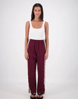 JASMINE ALEXA | PANAREA TRACKPANT - PLUM
