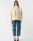 ESMAEE | GETAWAY JACKET - CREAM