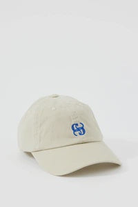 CERES LIFE | PIP EVERYDAY CAP - STONE / BLUE MONOGRAM