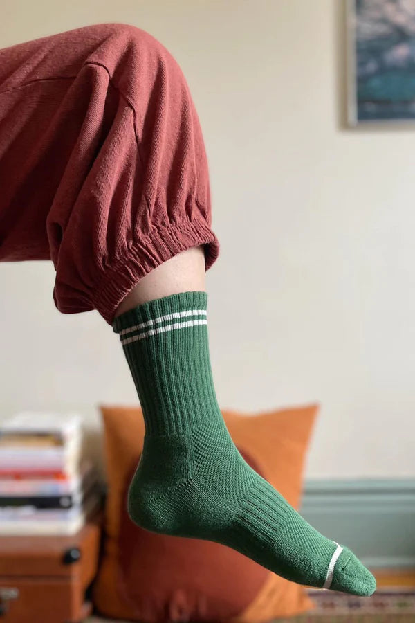 LE BON SHOPPE | BOYFRIEND SOCKS - MOSS