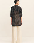 SHONA JOY | HOUSTON SHORT SLEEVE NECK TIE SHIRT