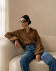 MINT | TIA BALLOON SLEEVE SHIRT