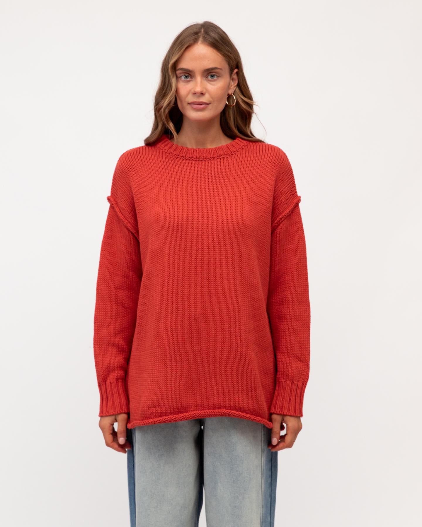 MINT | ANTONIA JUMPER - BRICK RED