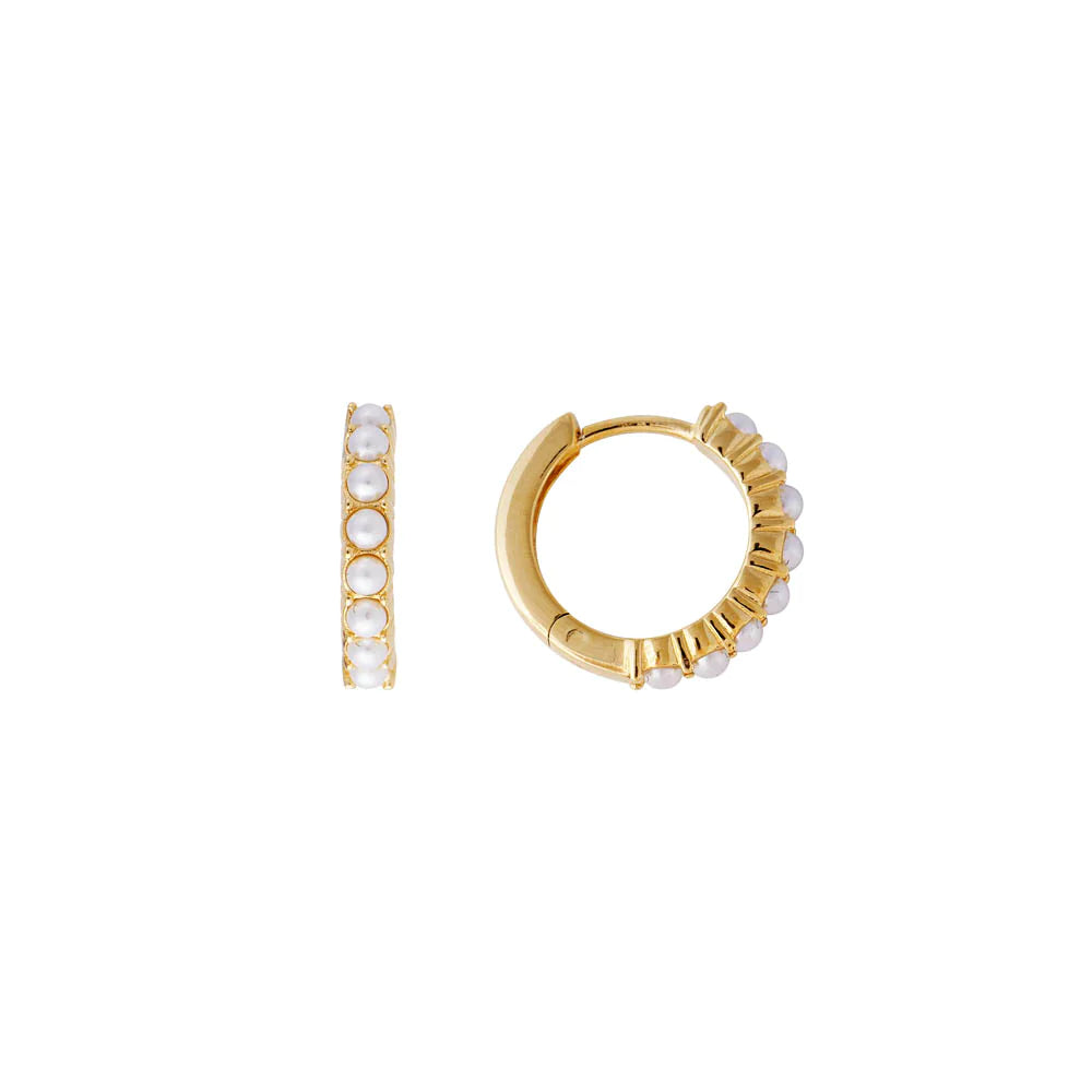 FAIRLEY | SLIM CRYSTAL PEARL MIDI HOOP