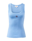 CERES LIFE | ZOE CONTOUR TANK - POWDER BLUE