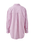 CERES LIFE | PETA OVERSIZED SHIRT - SUNFADED PINK STRIPE