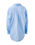 CERES LIFE | PETA OVERSIZED SHIRT - SKY BLUE