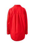 CERES LIFE | PETA OVERSIZED SHIRT - HERITAGE RED