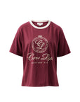 CERES LIFE | STEVIE SLOUCHY TEE - WASHED BURGUNDY