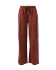 CERES LIFE | GIGI WIDE LEG TERRY TRACKPANT - BURNT TOFFEE