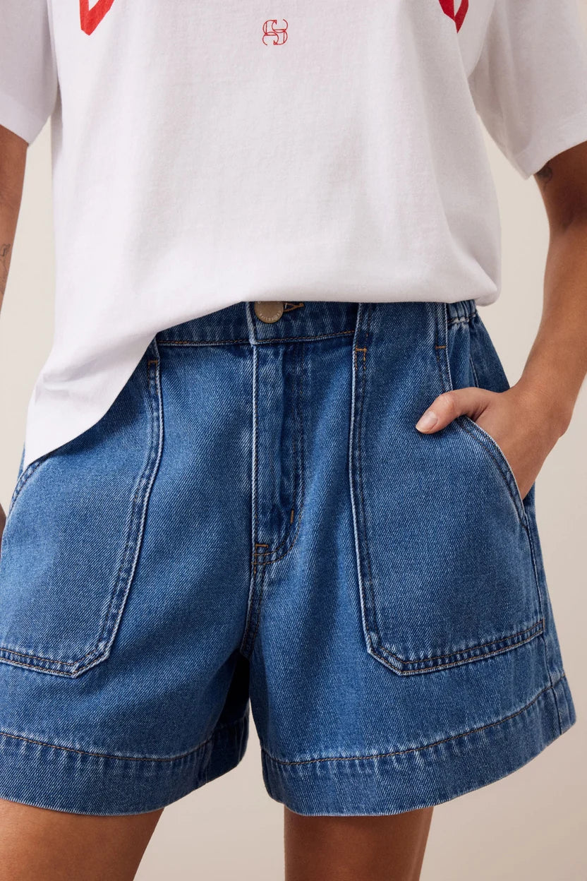 CERES LIFE | WEEKENDER SHORT - FRESH INDIGO