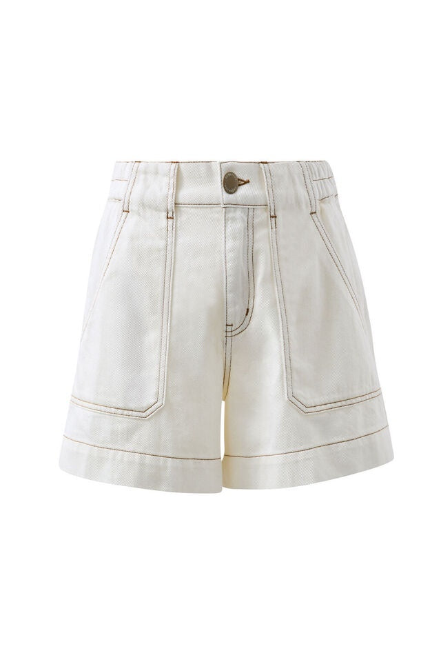 CERES LIFE | WEEKENDER SHORT - FRESH ECRU