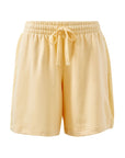 CERES LIFE | LULU REVERSE PANEL SHORT - SUNNY YELLOW