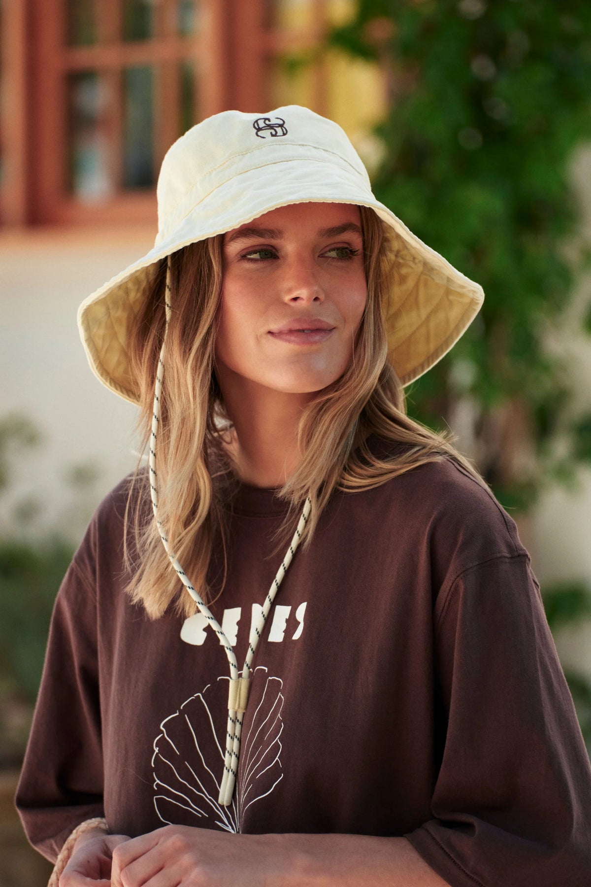 CERES LIFE | POLLY BUCKET HAT - BUTTER