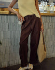 CERES LIFE | JESSIE BARREL PANT - CHOCOLATE