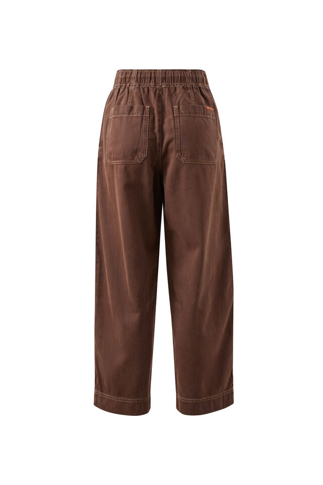 CERES LIFE | JESSIE BARREL PANT - CHOCOLATE