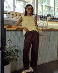 CERES LIFE | JESSIE BARREL PANT - CHOCOLATE