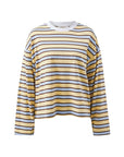 CERES LIFE | BEAU LONG SLEEVE SLOUCHY TEE - BUTTER BRUNETTE