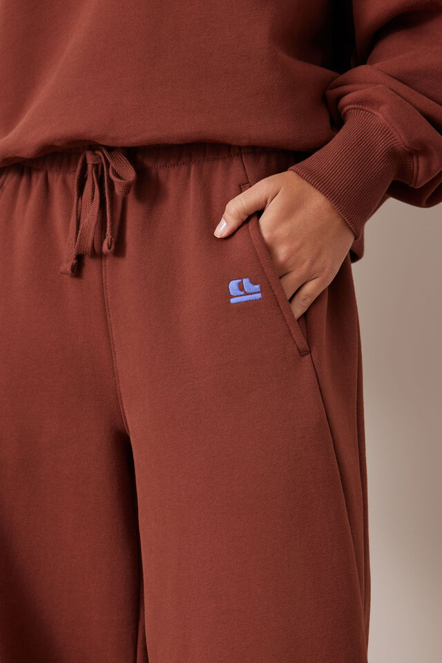 CERES LIFE | ELISE TRACKPANT - BURNT TOFFEE