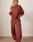 CERES LIFE | QUINN SLOUCHY CREW - BURNT TOFFEE