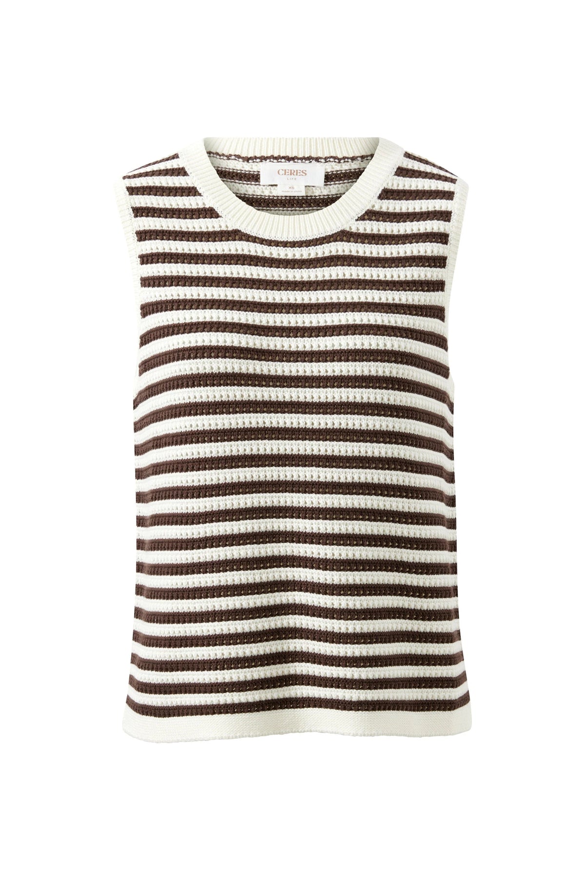 CERES LIFE | MADDY MESH KNIT TANK