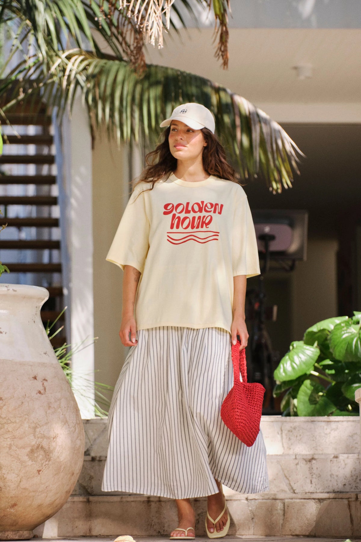 CERES LIFE | LUNA RELAXED TEE - BUTTER