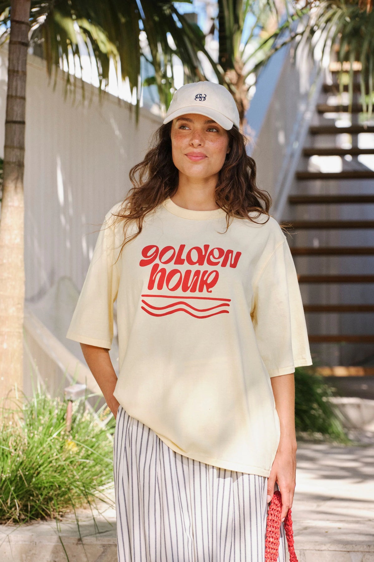 CERES LIFE | LUNA RELAXED TEE - BUTTER