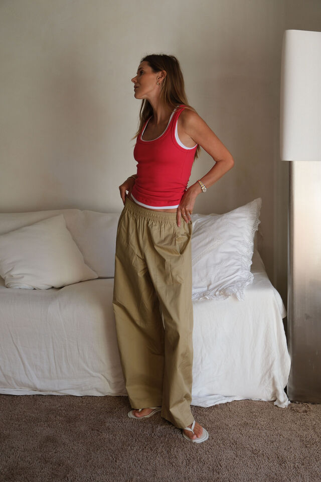 CERES LIFE | BELLA BARREL PANT - BURNT BUTTER