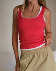 CERES LIFE | SKYLAR LAYERED RIB TANK