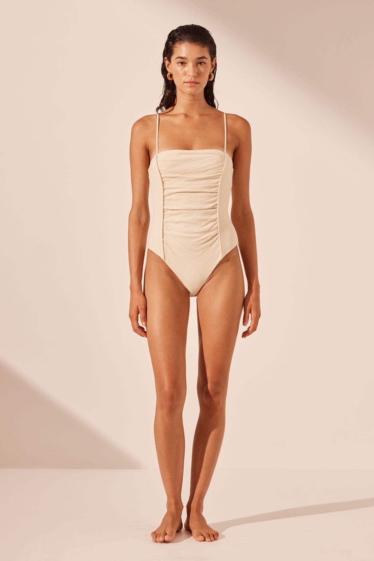 SHONA JOY | BEAU GATHERED BODY SUIT