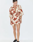 ZULU & ZEPHYR |  COTTON SHIRT RUBY FLORAL