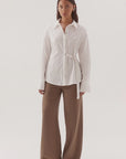 SOVERE | BLUME SHIRT - CHALK