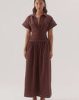 SOVERE STUDIO | LYRA DRESS - CHOCOLATE