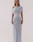 SOVERE | ADA OFF SHOULDER DRESS - WHISPER BLUE