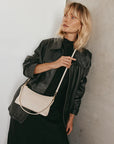 VESTIRSI | ASHLEY IVORY LEATHER CROSSBODY BAG