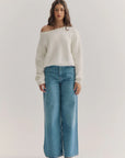 WORLD OF NOMADS | STELLA BOAT NECK KNIT - SNOW