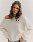 WORLD OF NOMADS | STELLA BOAT NECK KNIT - SNOW