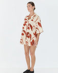 ZULU & ZEPHYR |  COTTON SHIRT RUBY FLORAL