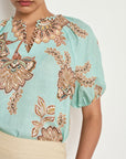 ZOE KRATZMANN | PERCEIVE TOP - MINT KGARI