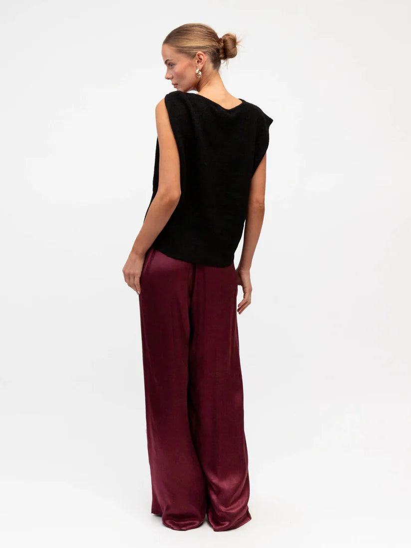 MINT | CHARLOTTE PANTS - MERLOT