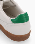 ALOHAS | TB.490 GREEN LEATHER SNEAKERS