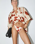 ZULU & ZEPHYR |  COTTON SHIRT RUBY FLORAL