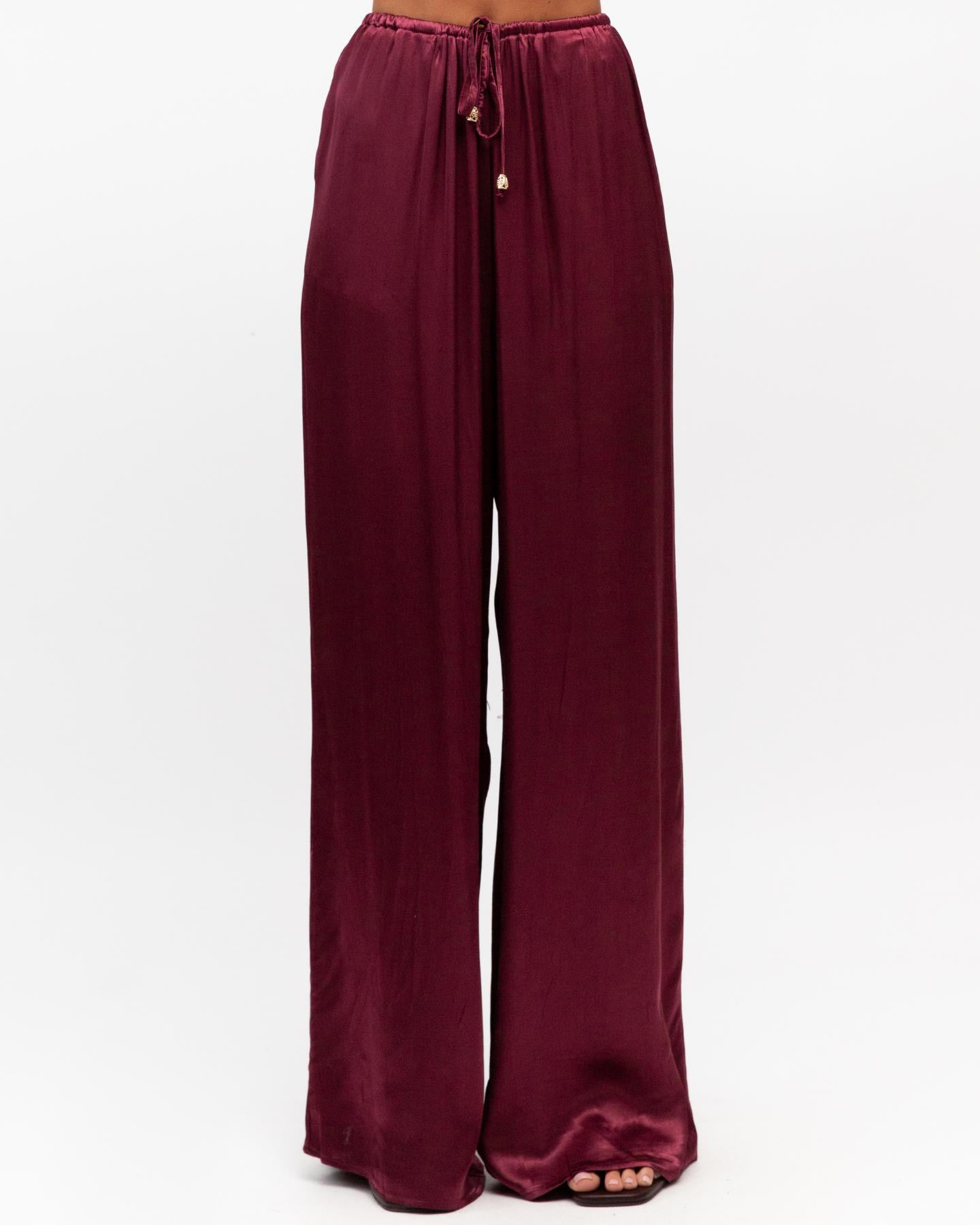 MINT | CHARLOTTE PANTS - MERLOT