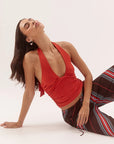 SOVERE | TULLI TOP - VERMILION