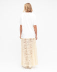 MINT | EDIE LACE MAXI SKIRT - CREAM